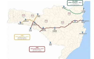 Pedágio já tem data para começar em quatro rodovias federais de SC; veja o que muda